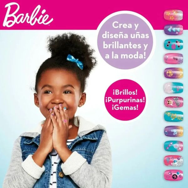 Jeu créatif : Barbie All in One Glitter Nail Studio - Image 4