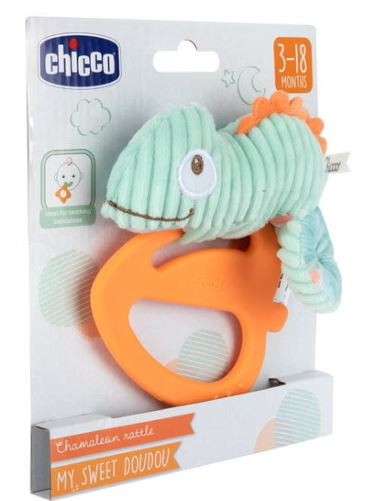 Hochet Caméléon - Un jouet d'éveil coloré pour bébé - Image 2