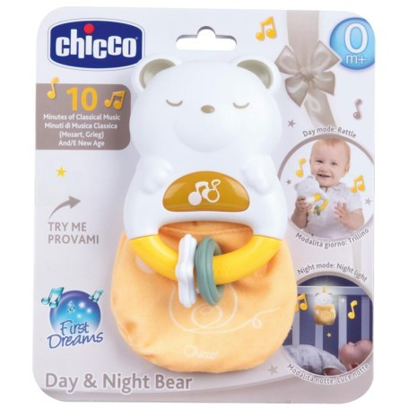 Hochet Jour et Nuit Ours - Jeu d'éveil 2 en 1 - Image 5