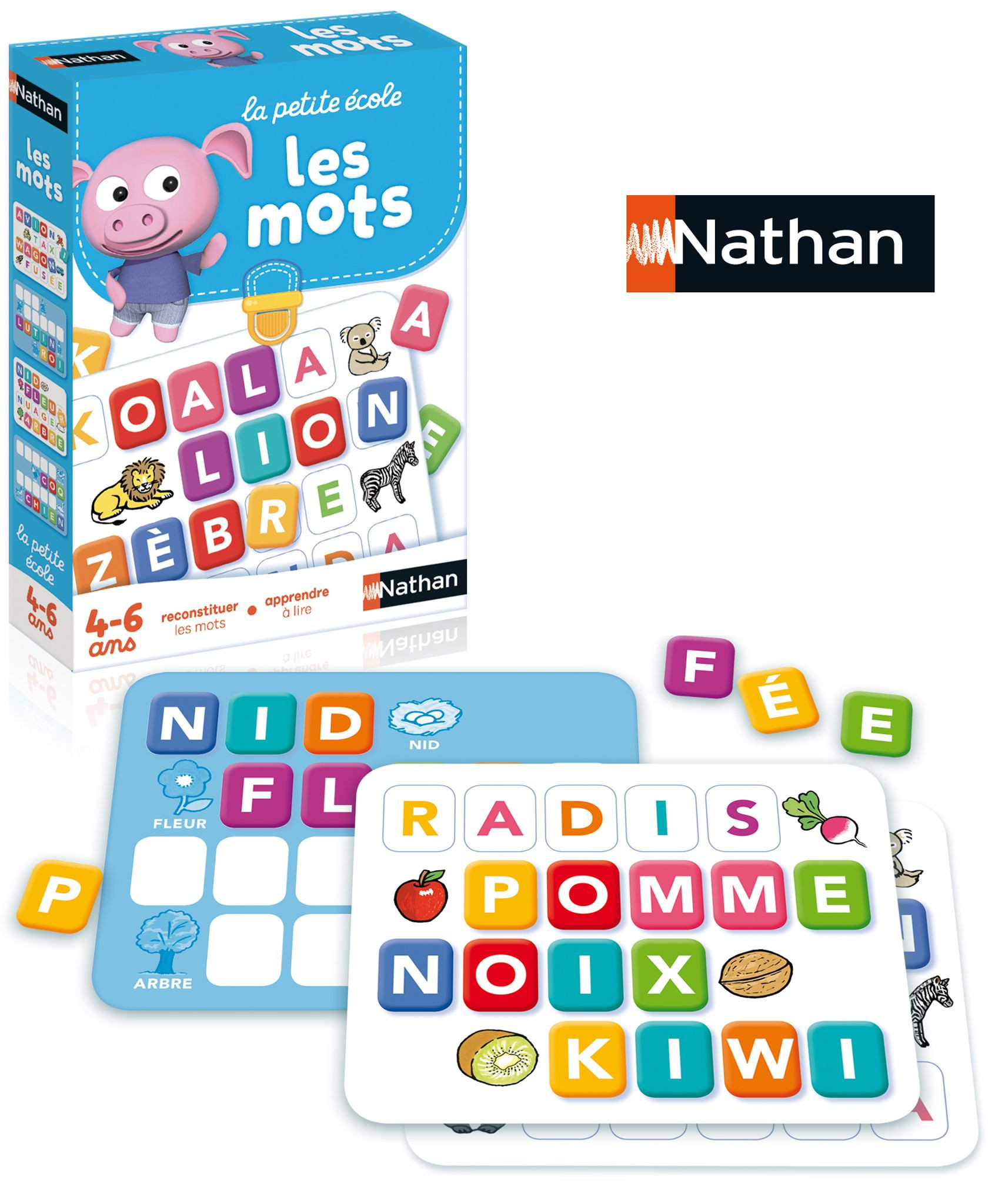 Jeu éducatif La petite école 4 à 6 ans - Les mots - Image 2