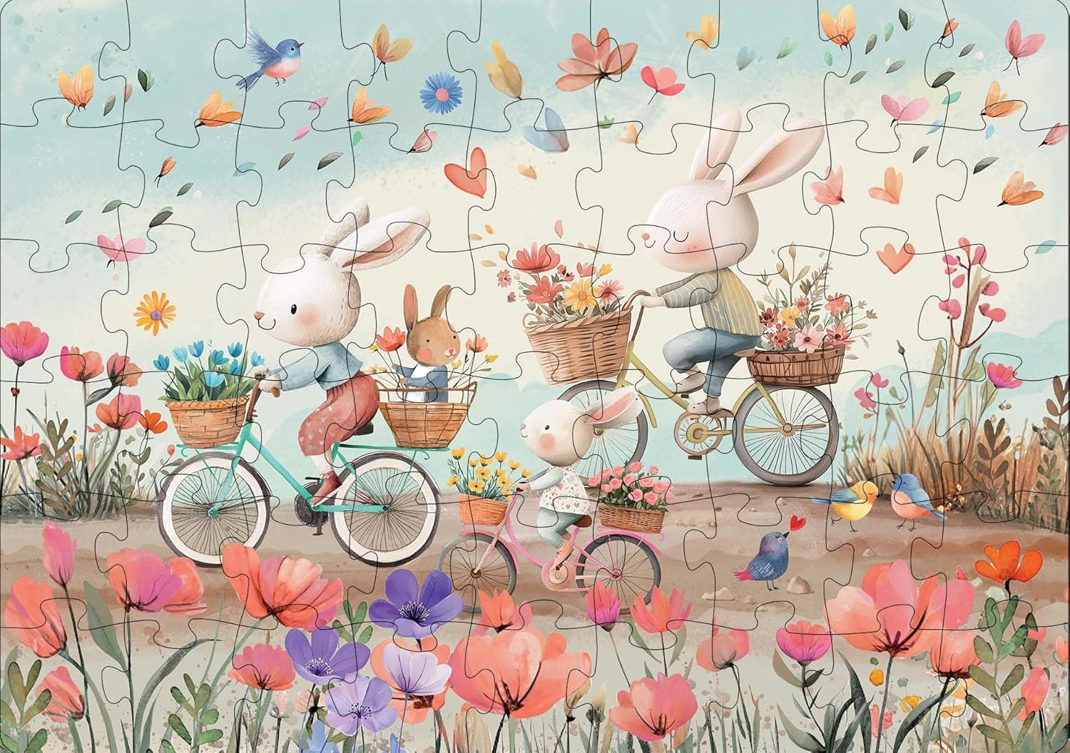 Puzzle enfant magique à l'eau - Les fleurs - Image 2