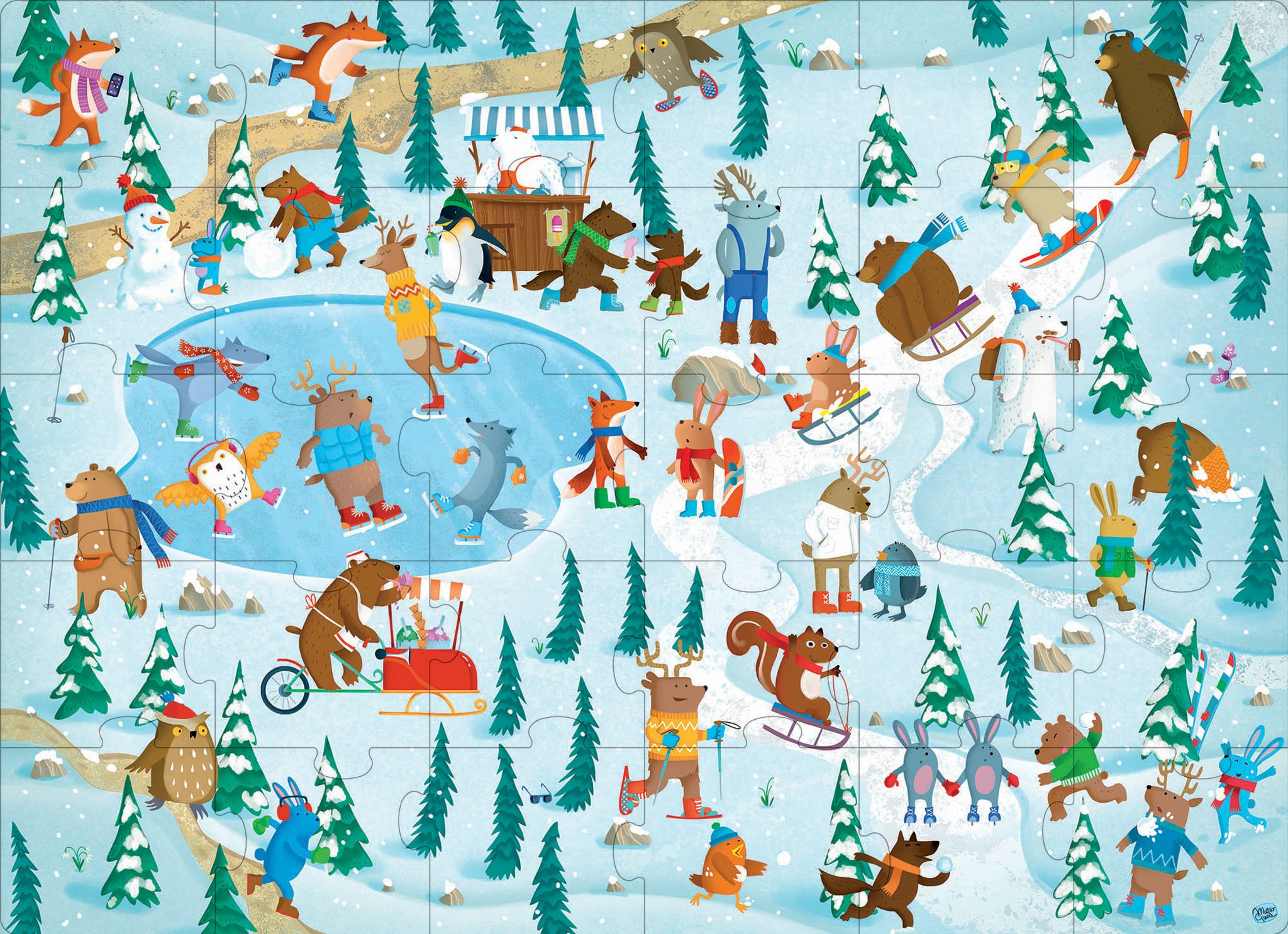 Puzzle enfant - Les Animaux sur la Glace - Image 6