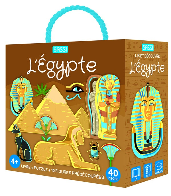 Puzzle enfant Q-Box L'Egypte – Découverte ludique