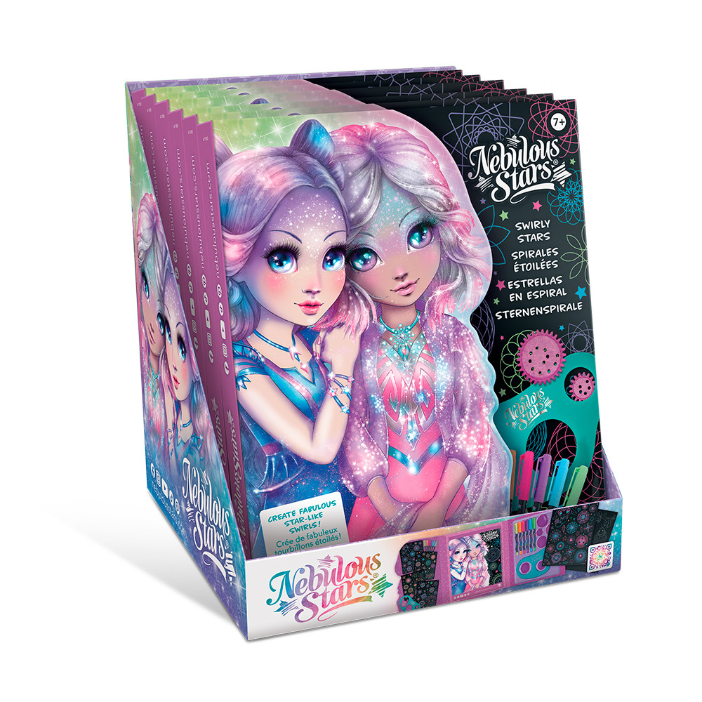 Jeu créatif Spirales étoilées – Pochoir tourbillon - Image 2