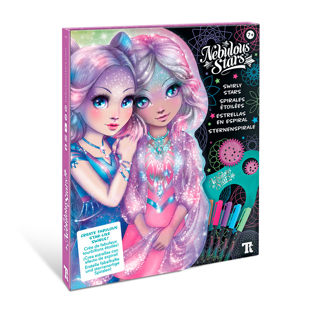 Jeu créatif Spirales étoilées – Pochoir tourbillon - Image 3