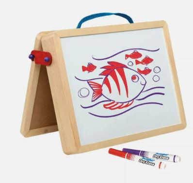 Jouet éducatif Chevalet en Bois 5 en 1 Portable - 19 pcs - Image 2