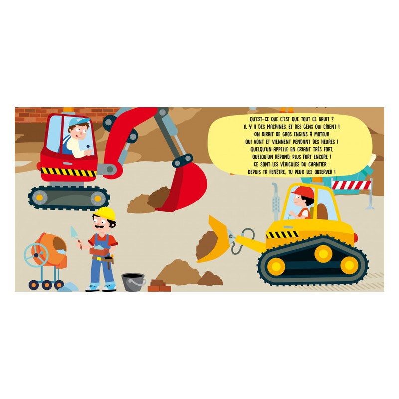 Puzzle rond - Les Véhicules du Chantier – Image 3