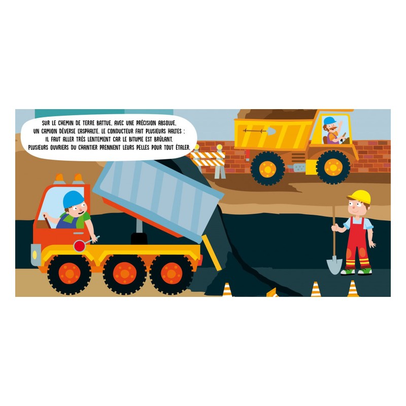 Puzzle rond - Les Véhicules du Chantier – Image 4