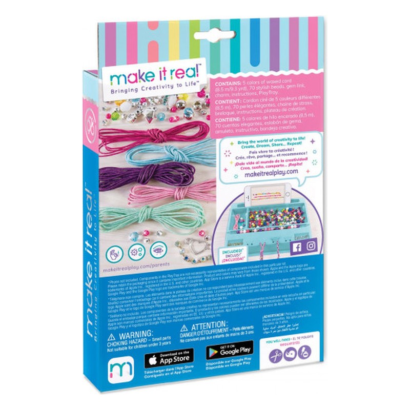 Bijoux: Bracelets Arc en ciel brillants – Image 2