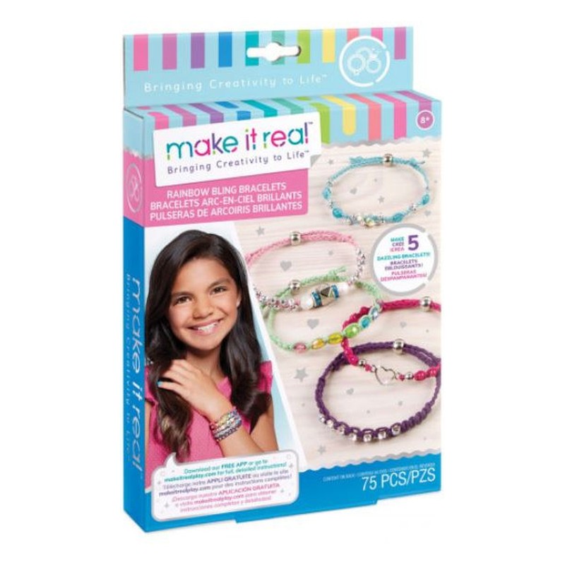 Bijoux: Bracelets Arc en ciel brillants