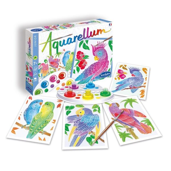 AQUARELLUM JUNIOR "Perroquets"