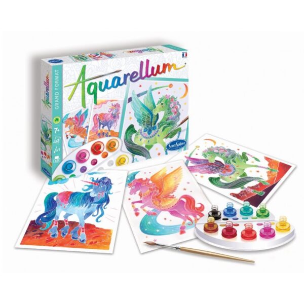 AQUARELLUM "Licornes & Pégases"