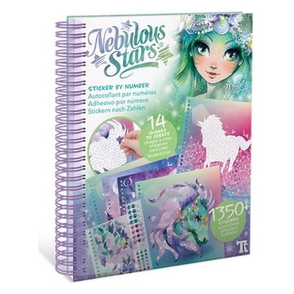 Livre créatif - Peinture par autocollants