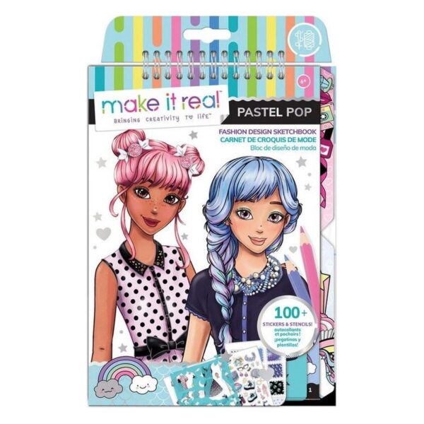 Fashion Design Sketchbook: Pastel Pop!