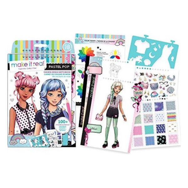 Fashion Design Sketchbook: Pastel Pop!