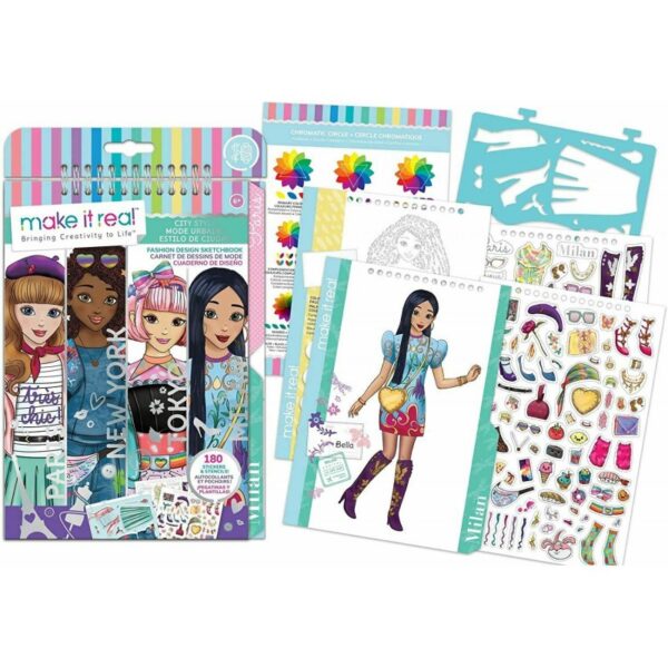 Fashion Design Sketchbook: City Style