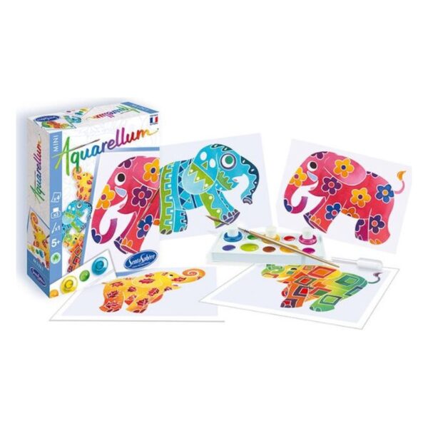 AQUARELLUM MINI "Eléphants"