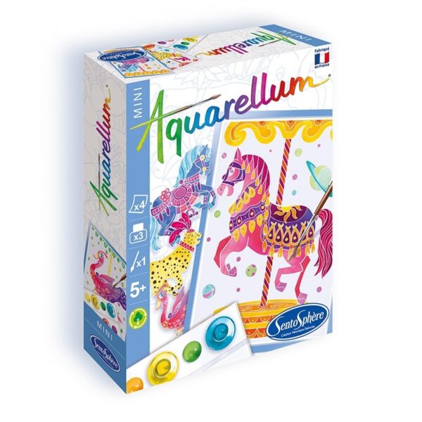 AQUARELLUM MINI "Chevaux Manège"