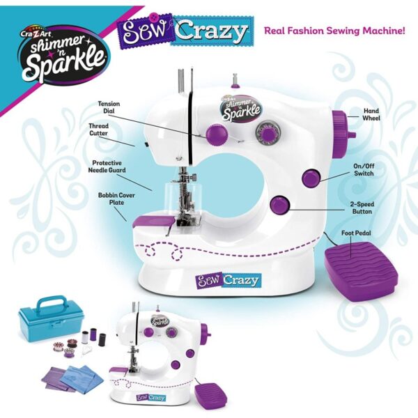 Shimmer 'n Sparkle - new Crazy Fashion Sewing Machine