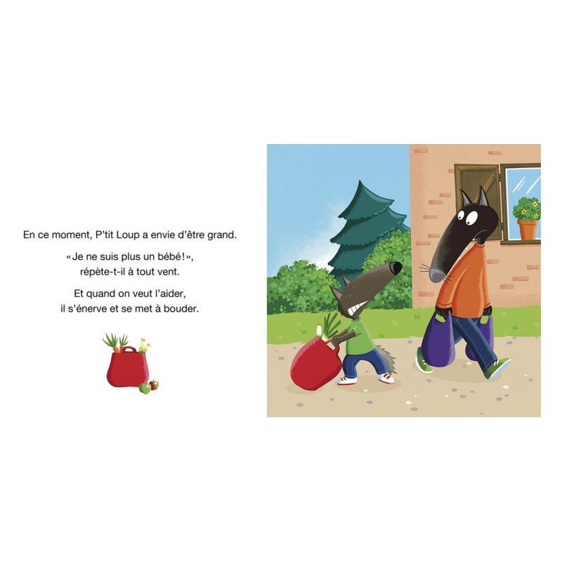 Mes albums P'tit loup -P'TIT LOUP VEUT TOUT FAIRE COMME UN GRAND – Image 2