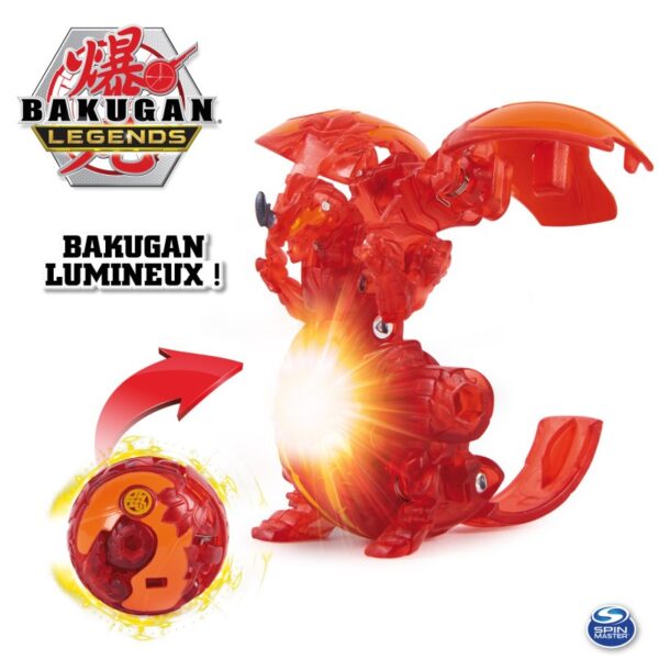 Bakugan :PACK 1 BAKUGAN NOVA SAISON 5 - Dragonoid Red