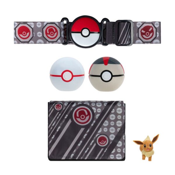 Pokémon PKW -Bandolier Set - Premier Ball & Timer Ball + Figurine