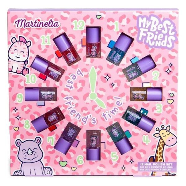 MARTINELIA BFF CLOCK NAIL POLISH BEAUTY SET