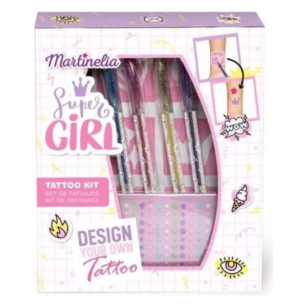 MARTINELIA SUPER GIRL BODY ART TATTOO KIT