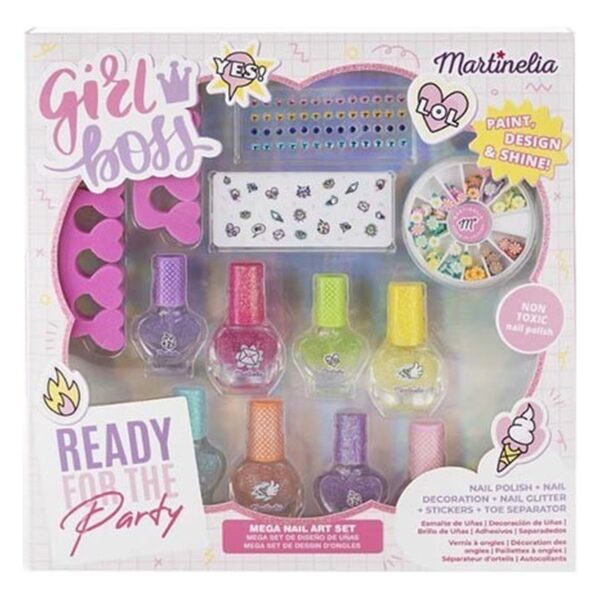 MARTINELIA SUPER GIRL MEGA NAIL ART SET