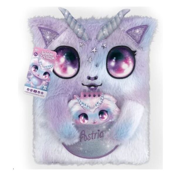 Large Journal Secret Peluche - Astria