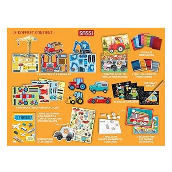 MEGA ARTS & CRAFT. LES VÉHICULES
