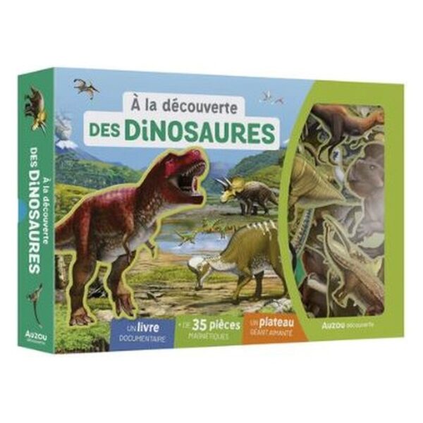 À LA DÉCOUVERTE DES DINOSAURES (Coffret magnétique)