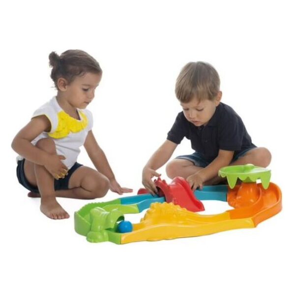 TOY 3IN1 SAFARI GOLF & MARBLE TRACK