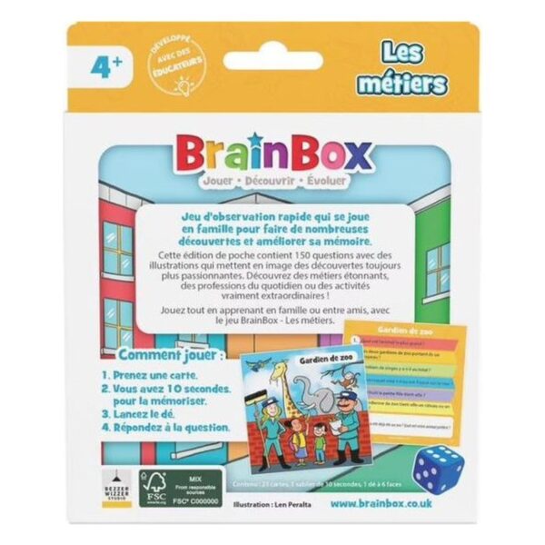BrainBox Pocket : Métiers