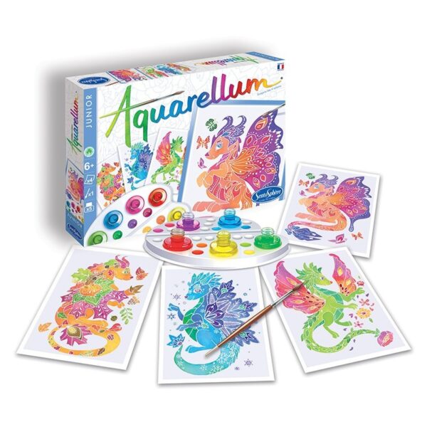 AQUARELLUM JUNIOR - DRAGONS DES 4 SAISONS