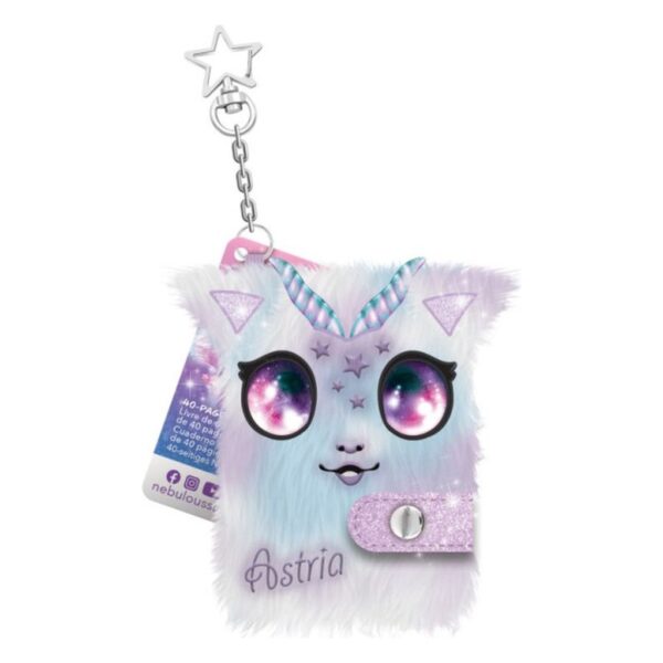 Mini carnet peluche Astria