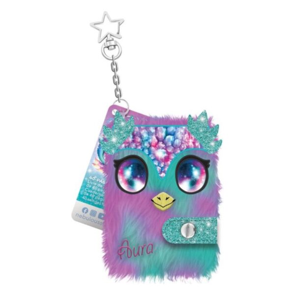 Mini carnet peluche Aura