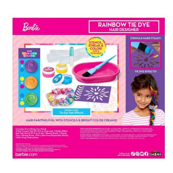 Barbie Rainbow Tie Dye Hair Designer