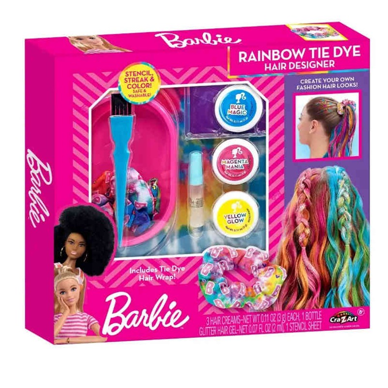 Barbie Rainbow Tie Dye Hair Designer