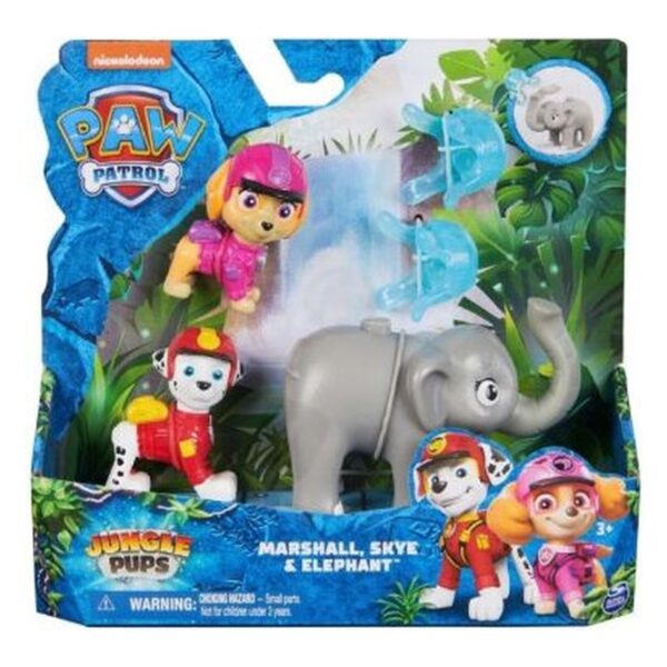 PACK DE 3 FIGURINES JUNGLE PUPS La Pat' Patrouille