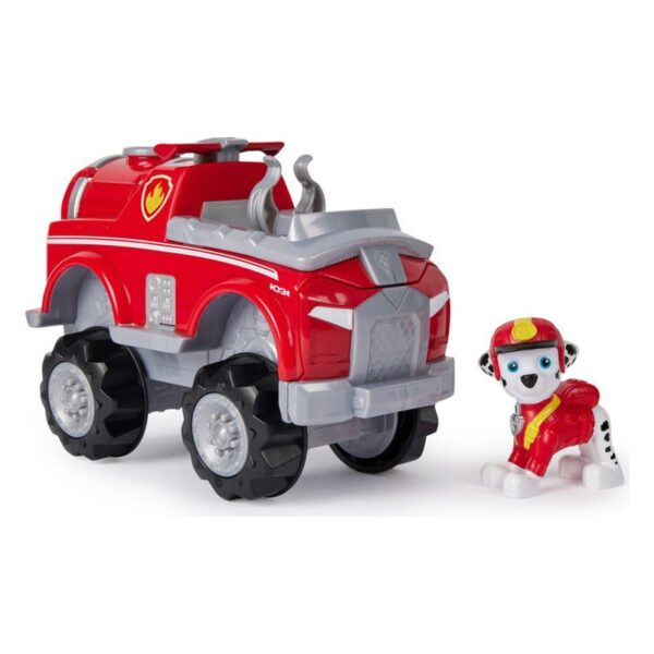 VEHICULE + FIGURINE MARCUS JUNGLE PUPS La Pat' Patrouille