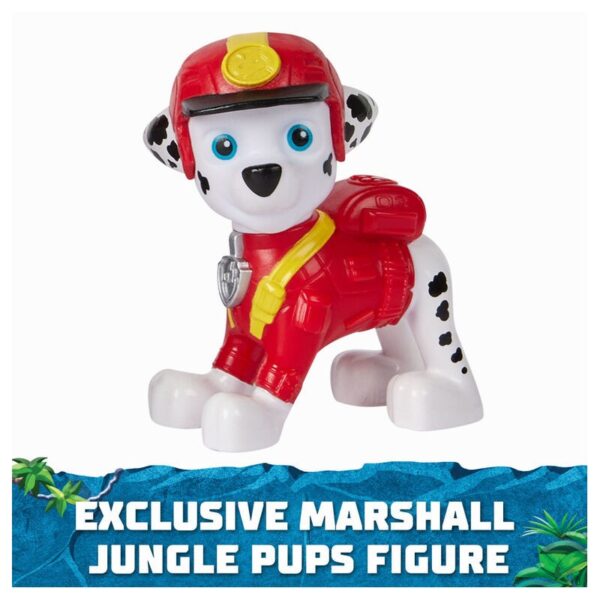 VEHICULE + FIGURINE MARCUS JUNGLE PUPS La Pat' Patrouille