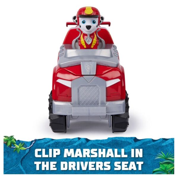 VEHICULE + FIGURINE MARCUS JUNGLE PUPS La Pat' Patrouille
