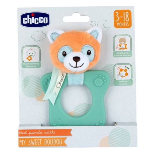 Hochet Panda Roux
