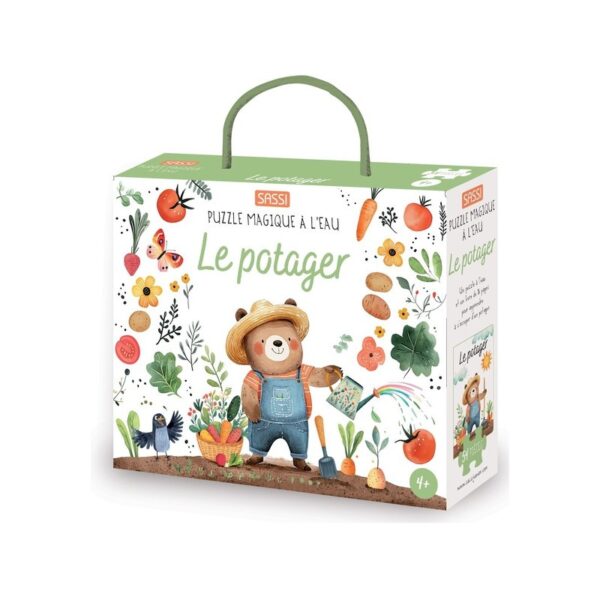 Puzzle magique à l'eau - Le potager