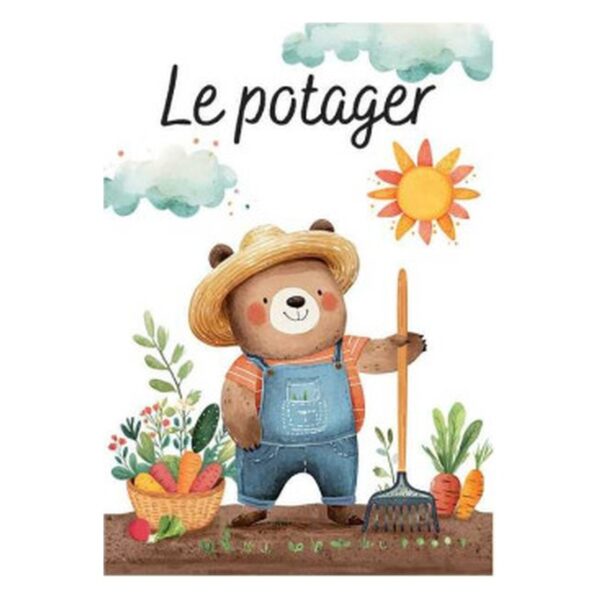 Puzzle magique à l'eau - Le potager