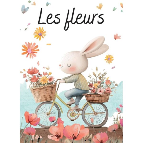 Puzzle magique à l'eau - Les fleurs