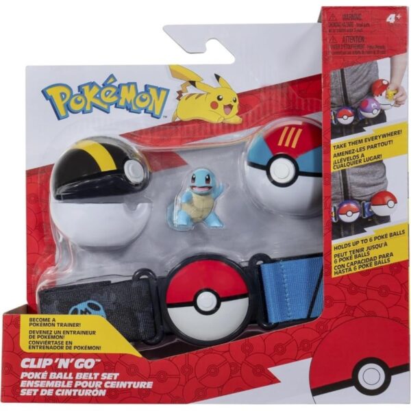 Clip 'N' Go Poke Ball Belt - Squirtle