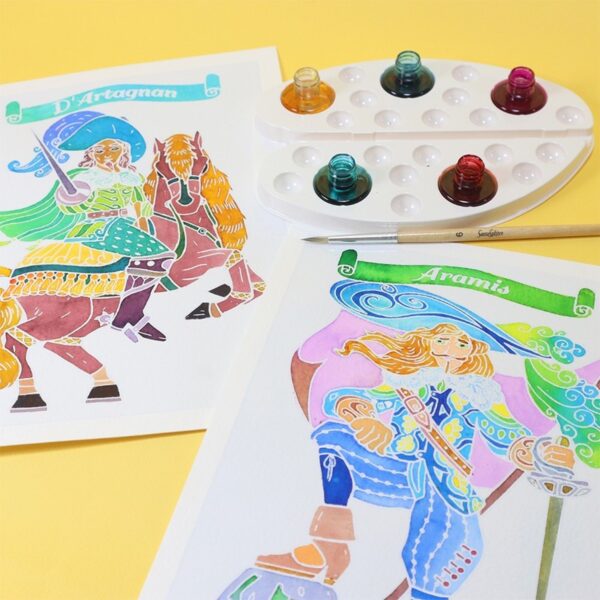AQUARELLUM JUNIOR - LES 3 MOUSQUETAIRES