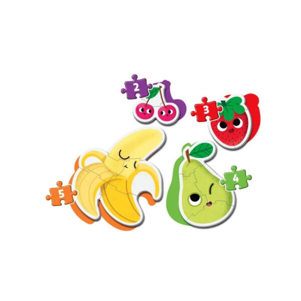Mon premier puzzle 2 à 5 pièces fruits